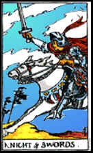 Arcano menor Caballo de Espada