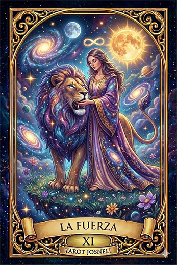 The Strength Arcana of Love Tarot