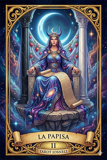 The High Priestess Arcana of Love Tarot