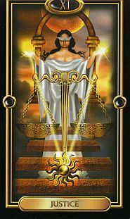 Tarot de las hadas Arcano La Justicia