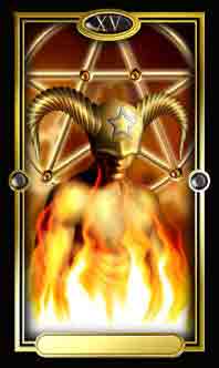 ARCANO MAYOR EL DIABLO, GILDED TAROT