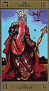 ARCANO EL EMPERADOR DEL TAROT DE DALI