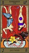 TAROT DE DALI CARTA LOS ENAMORADOS