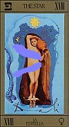 TAROT DE DALI CARTA LA ESTRELLA