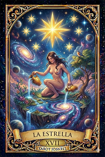 Arcano La estrella Del Tarot del Amor