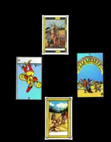 tarot-4-cartas Si alguna persona comandaba tus situaciones, ya no tendrá ese poder sobre tí