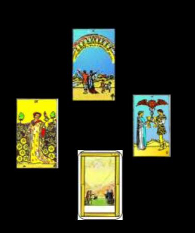 TAROT DE LAS 4 CARTAS - TIRADA 16