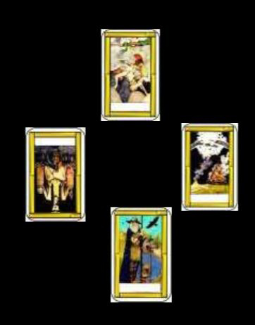 TAROT DE LAS 4 CARTAS - TIRADA 2