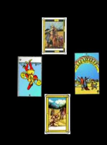 TAROT DE LAS 4 CARTAS - TIRADA 4