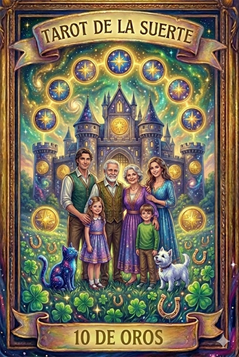 Arcano Menor 10 de oros - Tarot Josnell