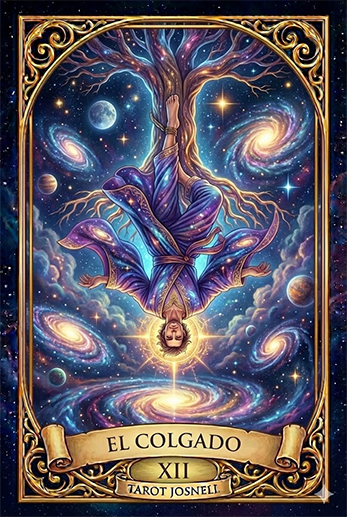 Arcano El Colgado del Tarot del Amor