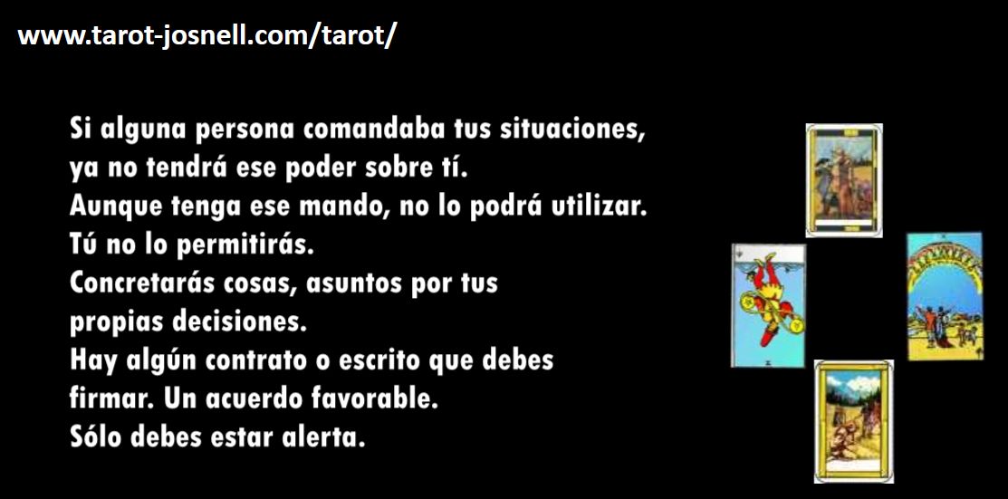 TAROT DE LAS 4 CARTAS - TIRADA 13