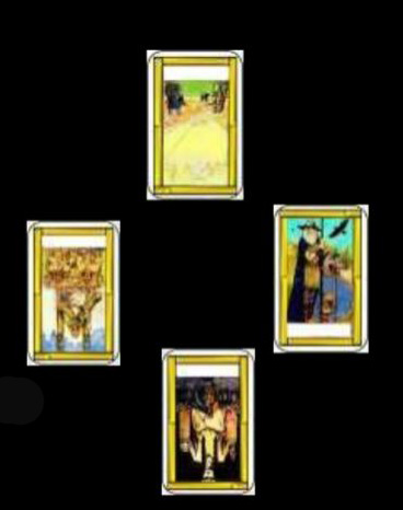 tarot-4-cartas . Mudanza o cambio que se retrasa.
