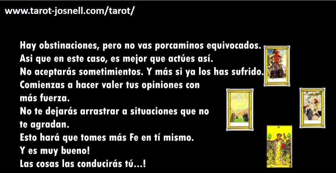 TAROT DE LAS 4 CARTAS - TIRADA 17