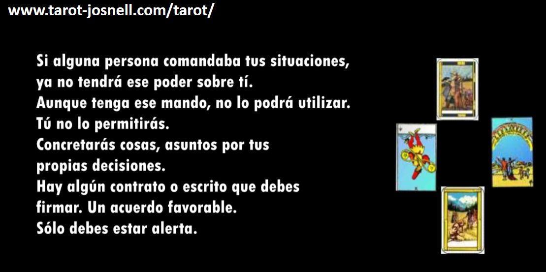 TAROT DE LAS 4 CARTAS - TIRADA 4